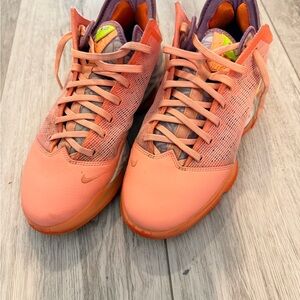 Nike Air Max Impact Basketball Shoes Bright Orange Neon Volt Size 11.5